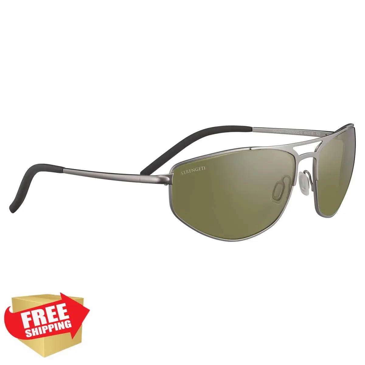 Mens Masten Oval Sunglasses by Serengeti