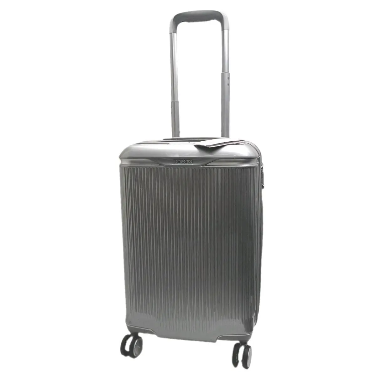 Samsonite Silhouette 18 Carry-on Spinner Hardside Silver Tsa Expandable