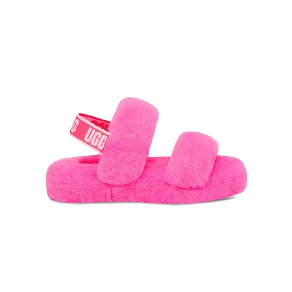 Big Kid`s and Little Kid`s Ugg Oh Yeah Slide Taffy Pink 1115752K-TYPN