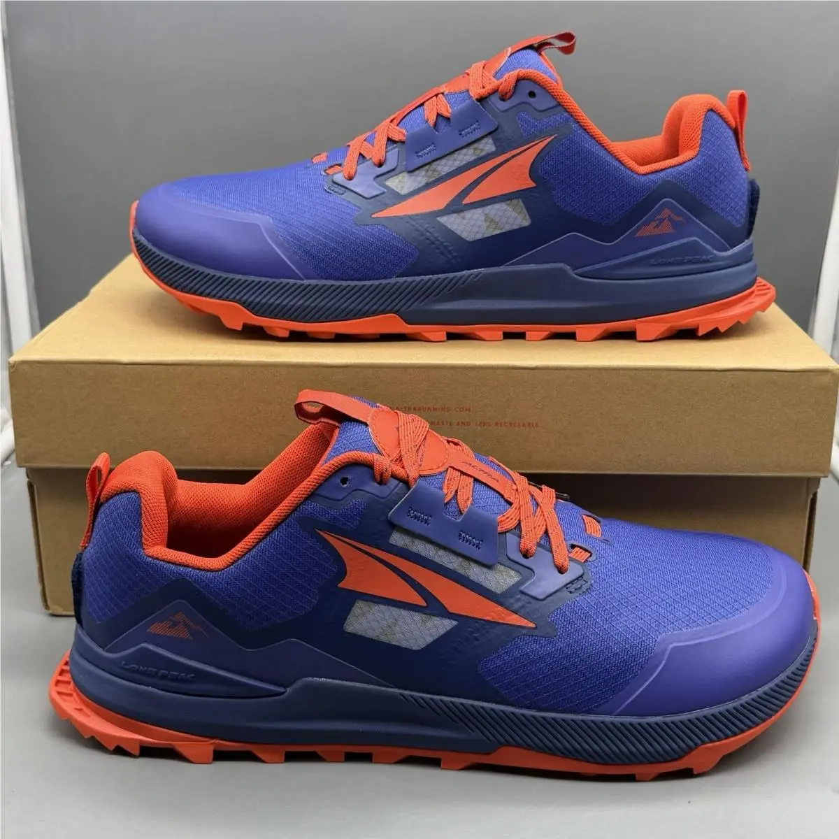 Altra Lone Peak 7 Mens 11.5 Trail Running Hiking Outdoor Shoes ‘dark Purple’