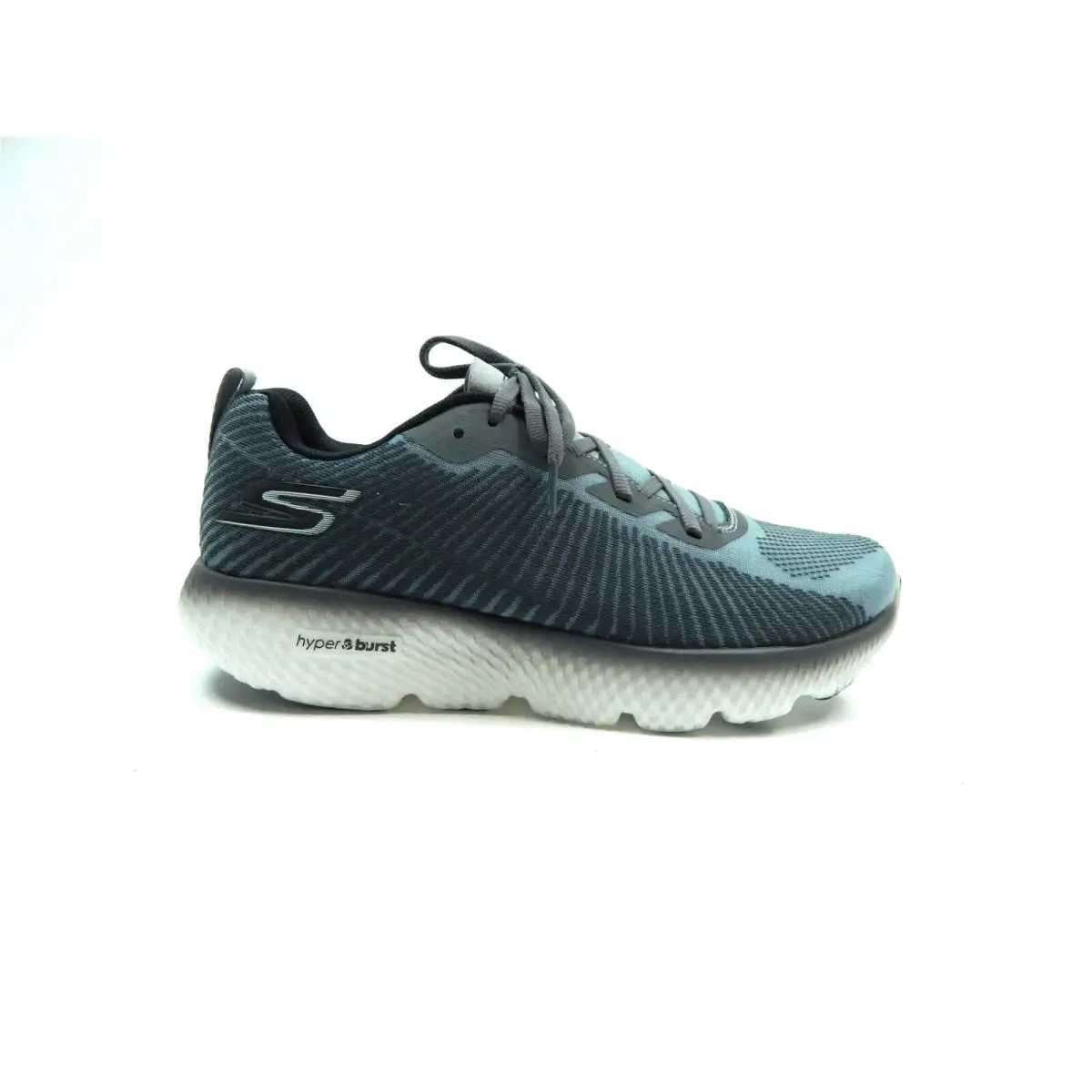 Skechers Max Road 4 Plus Gray Black Ortholite Men Shoes