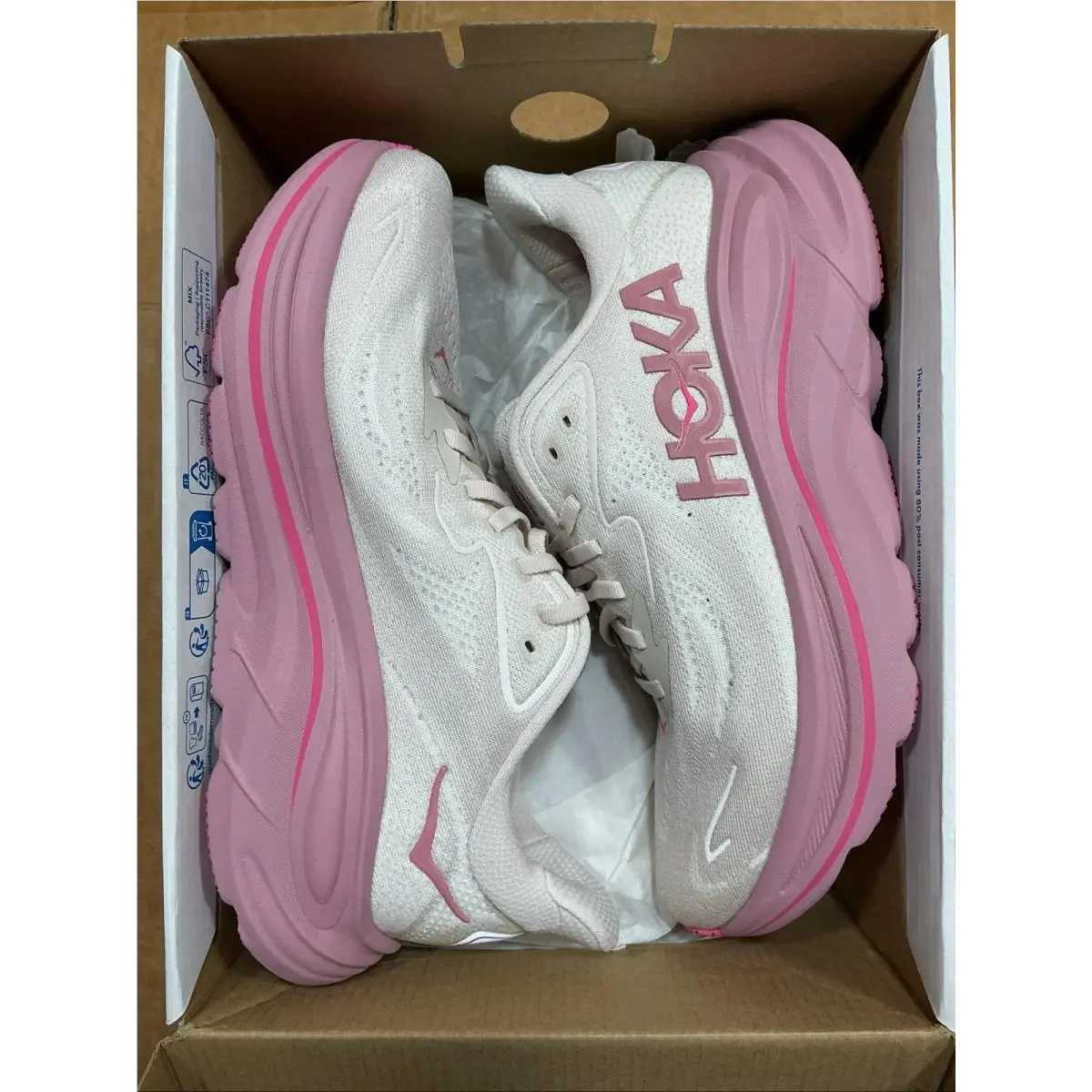 Hoka shoes - One Clifton - One Clifton - 1162031-RMD - Pink 4