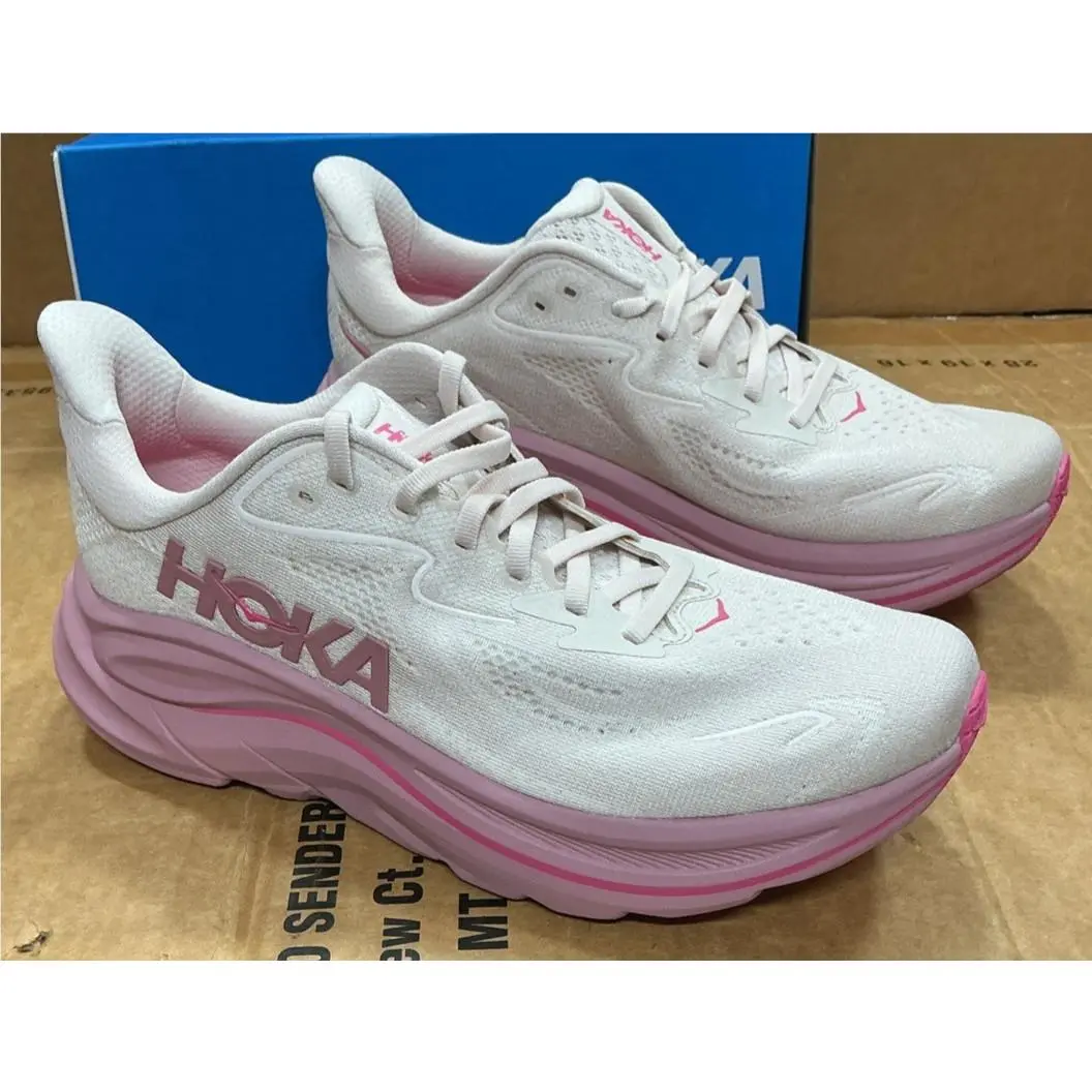 Hoka shoes - One Clifton - One Clifton - 1162031-RMD - Pink 8
