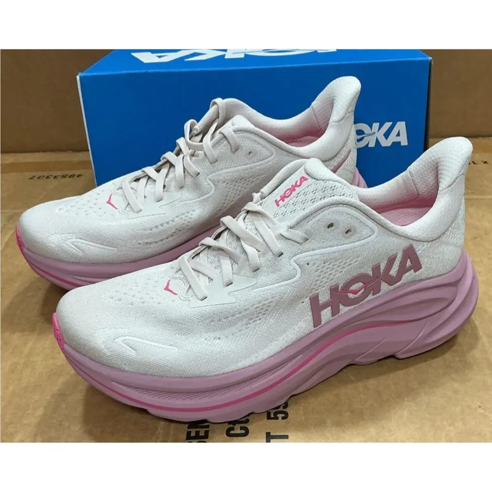 Hoka shoes - One Clifton - One Clifton - 1162031-RMD - Pink 9