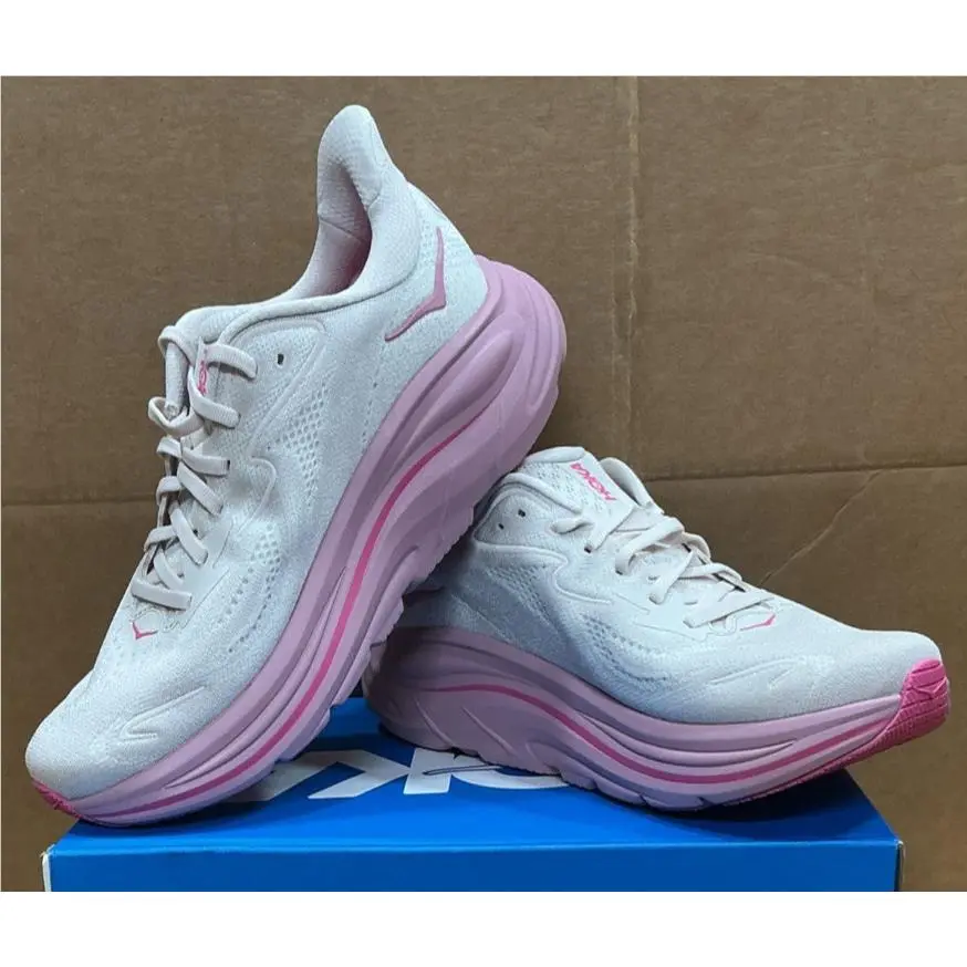 Hoka shoes - One Clifton - One Clifton - 1162031-RMD - Pink 6