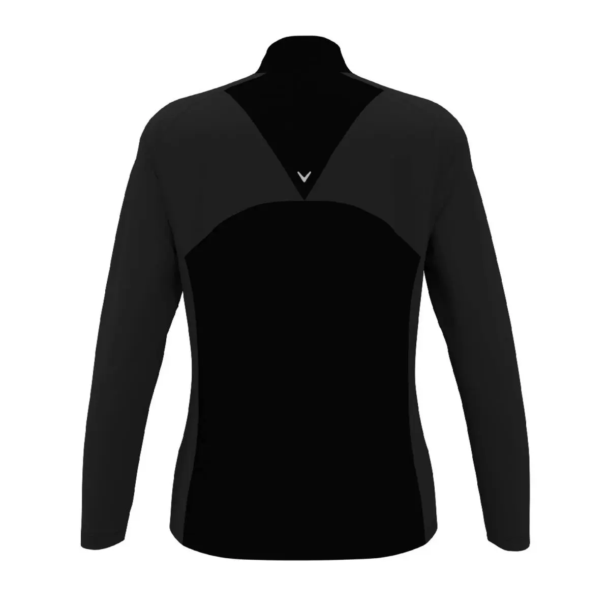 Callaway  - Ladies Lightweight Mixed Media 1/2 Zip - CGKFE075 - Caviar (UPC: 043764138343) 0