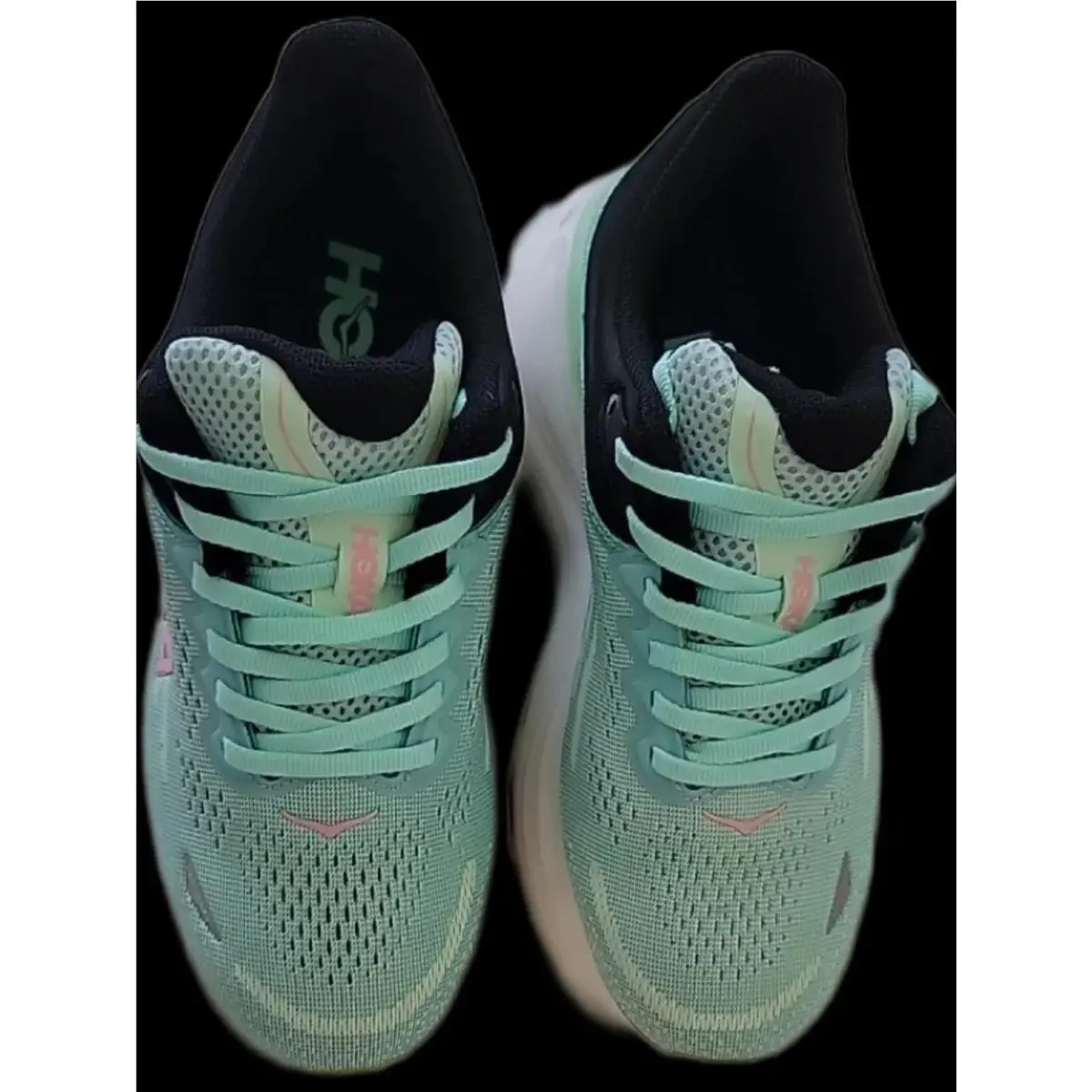 Hoka shoes - Bondi 9 - Bondi - Teal and Pink 8