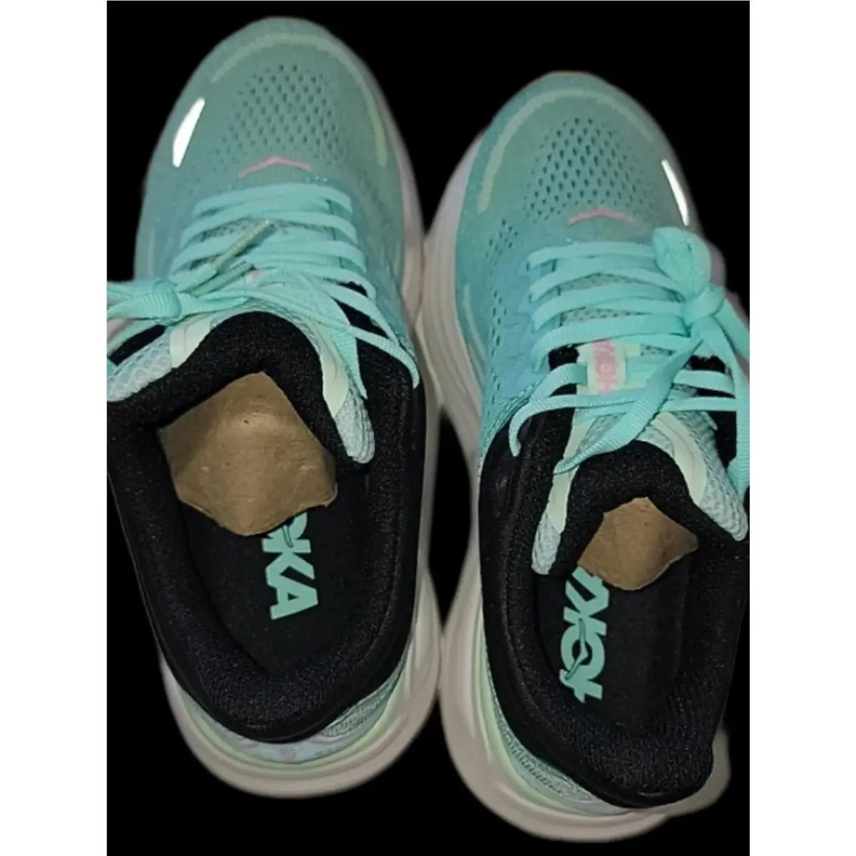 Hoka shoes - Bondi 9 - Bondi - Teal and Pink 21