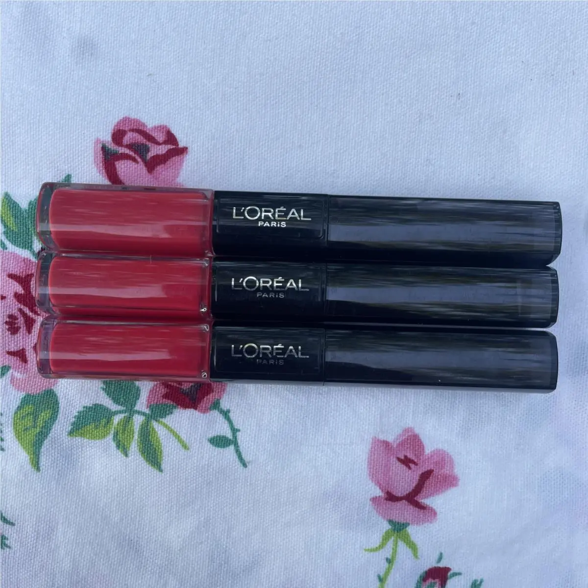 3 Loreal Infallible 209 Captivated BY Cerise Pro Last 2Step Lipstick Htf by L'Oréal