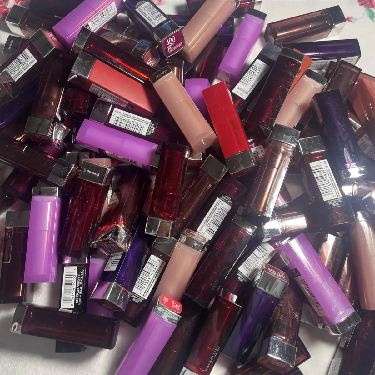 100 Maybelline Color Sensational Lipstick Mixed Duplicates Unsealed Read Random