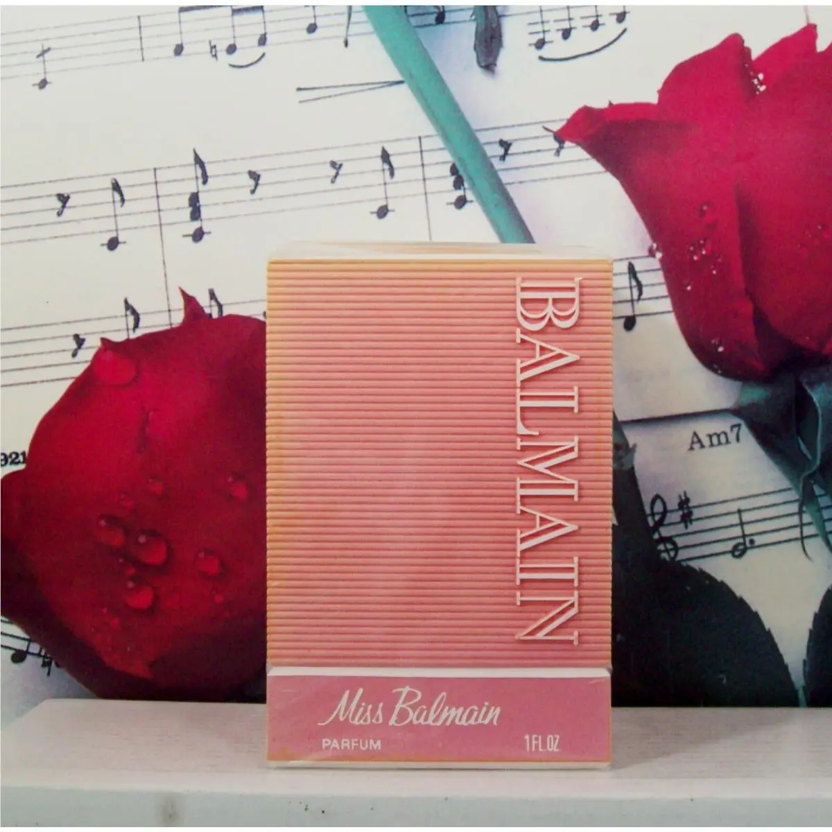 Miss Balmain Parfum / Perfume 1.0 Fl. Oz. Box. Vintage