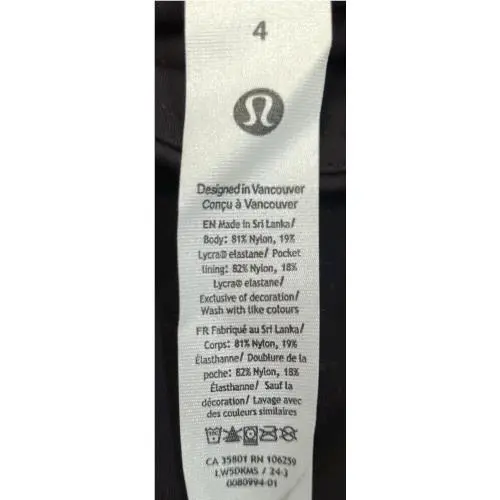 Lululemon clothing - Black 3