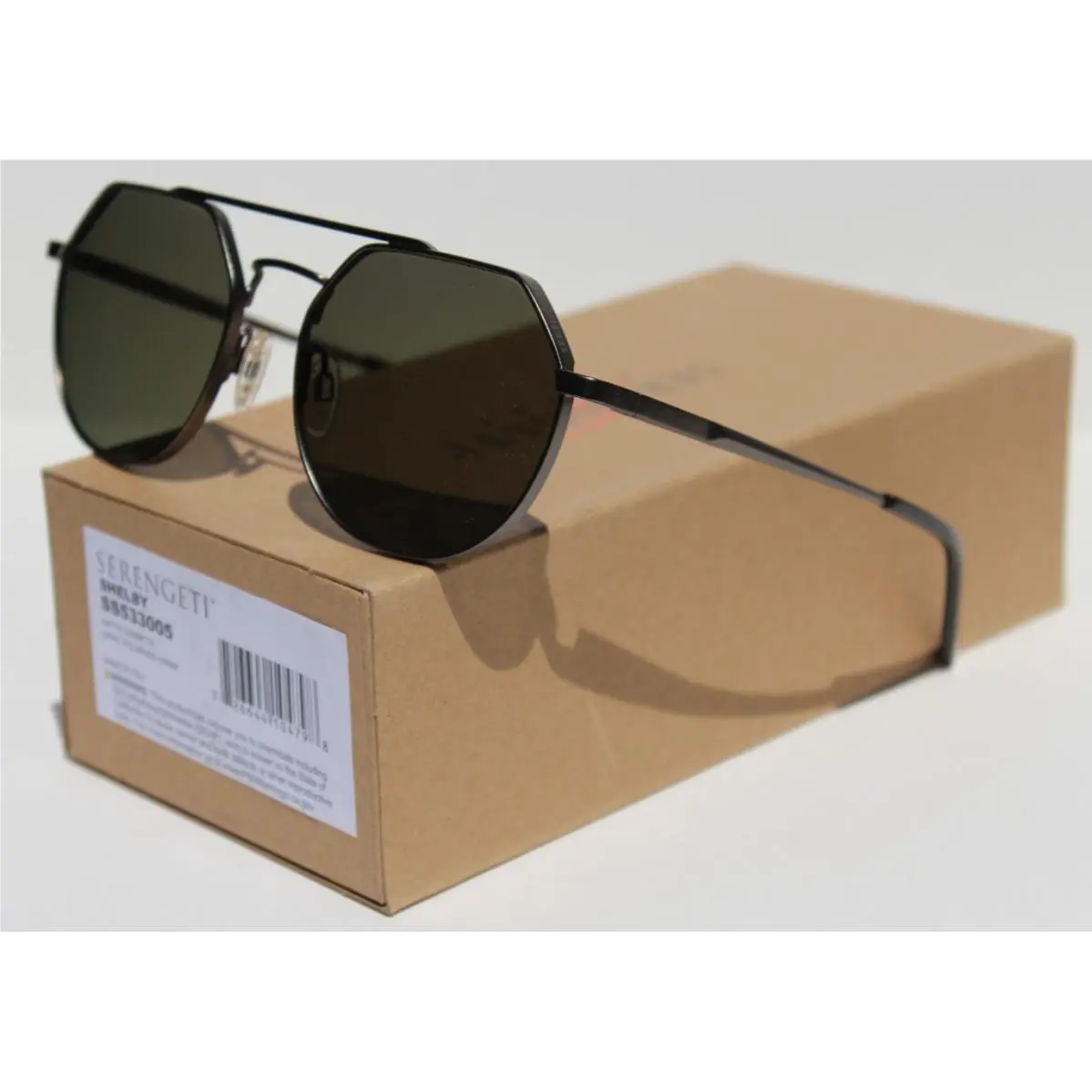 Serengeti Shelby Polarized Sunglasses Matte Gunmetal/spirit 555nm SS533005
