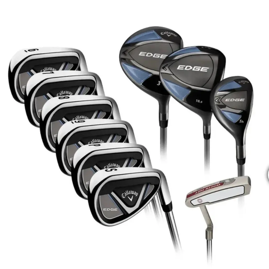 Callaway Edge Left Handed Complete Set Driver 3 Wood 5 Hy 6-PW+SW Putter