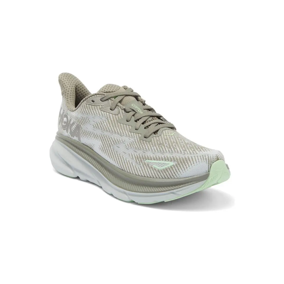 Hoka shoes - Olive Haze/Mercury 5
