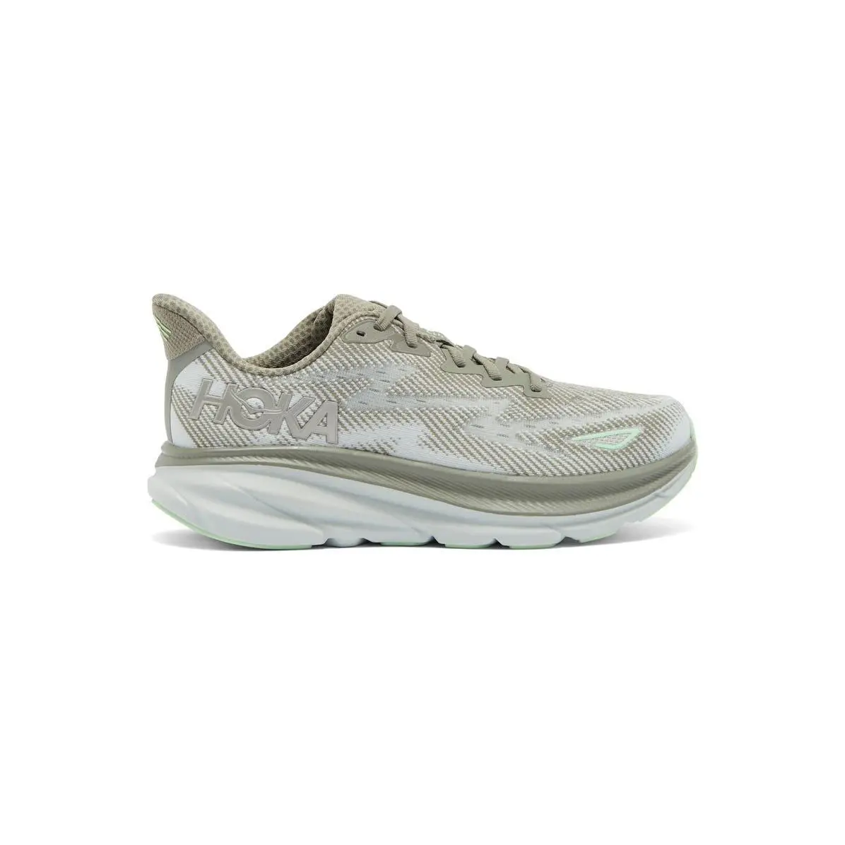 Hoka shoes - Olive Haze/Mercury 7