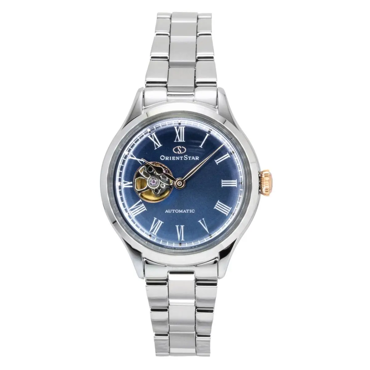 Orient Star Blue Grey Dial Automatic Casual RE-ND0022L Women`s Ladies Watch