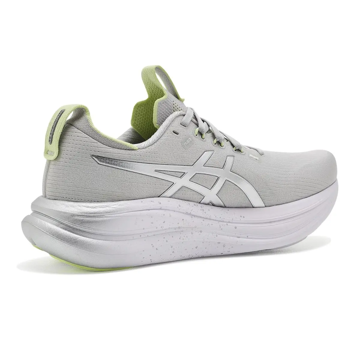 Asics shoes - Platinum/Glow Green 1