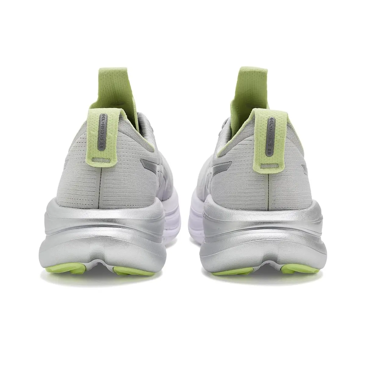 Asics shoes - Platinum/Glow Green 5