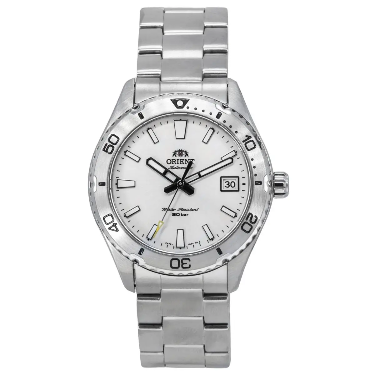 Sports Automatic White Dial Diver`s 200M RA-AC0Q03S10B Men`s Watch by Orient
