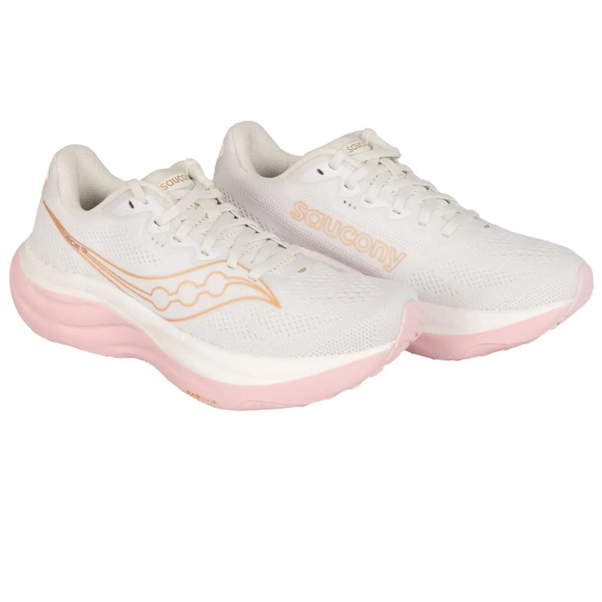 Saucony Women`s Rider 19 Running Shoe Pwrrun Cushion Mesh Black White