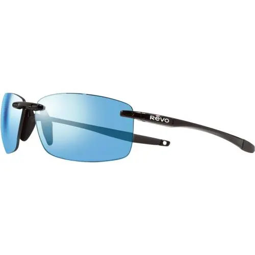 Revo Sunglasses Descend N Black Frame / Blue Water Polarized Lens RE4059
