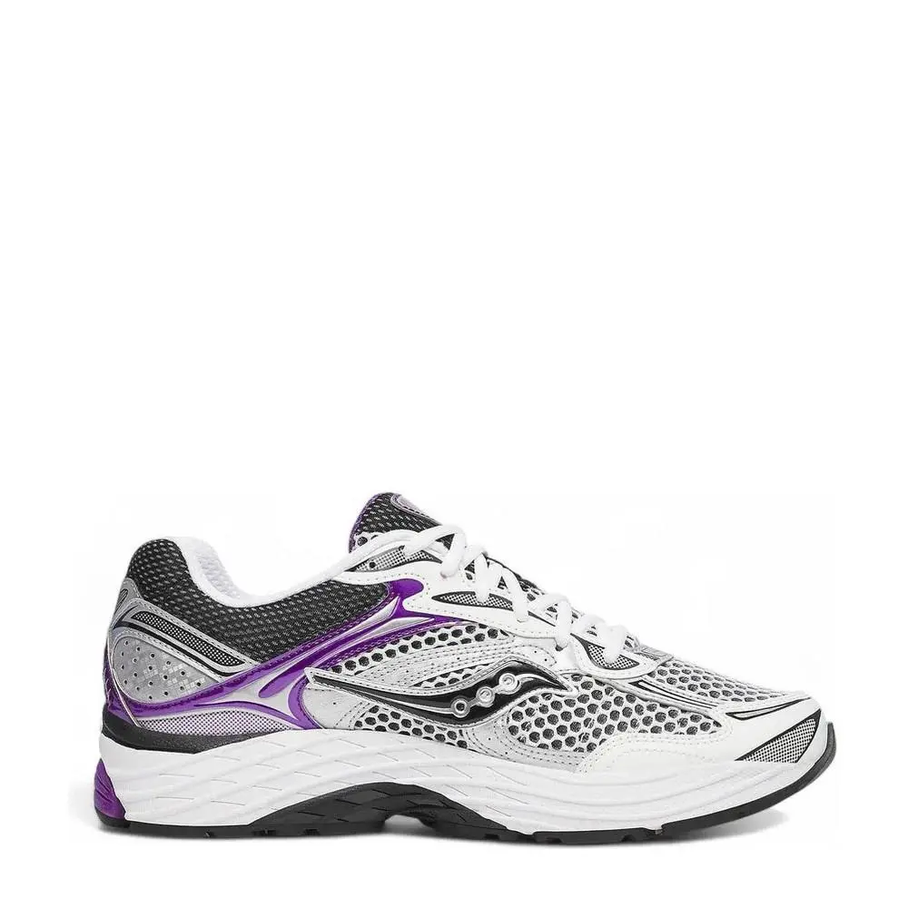 Saucony Progrid Omni Stability Running Silver & Purple Progrid Omni Stability Running Silver Purple Men`s Sneakers S70739-10