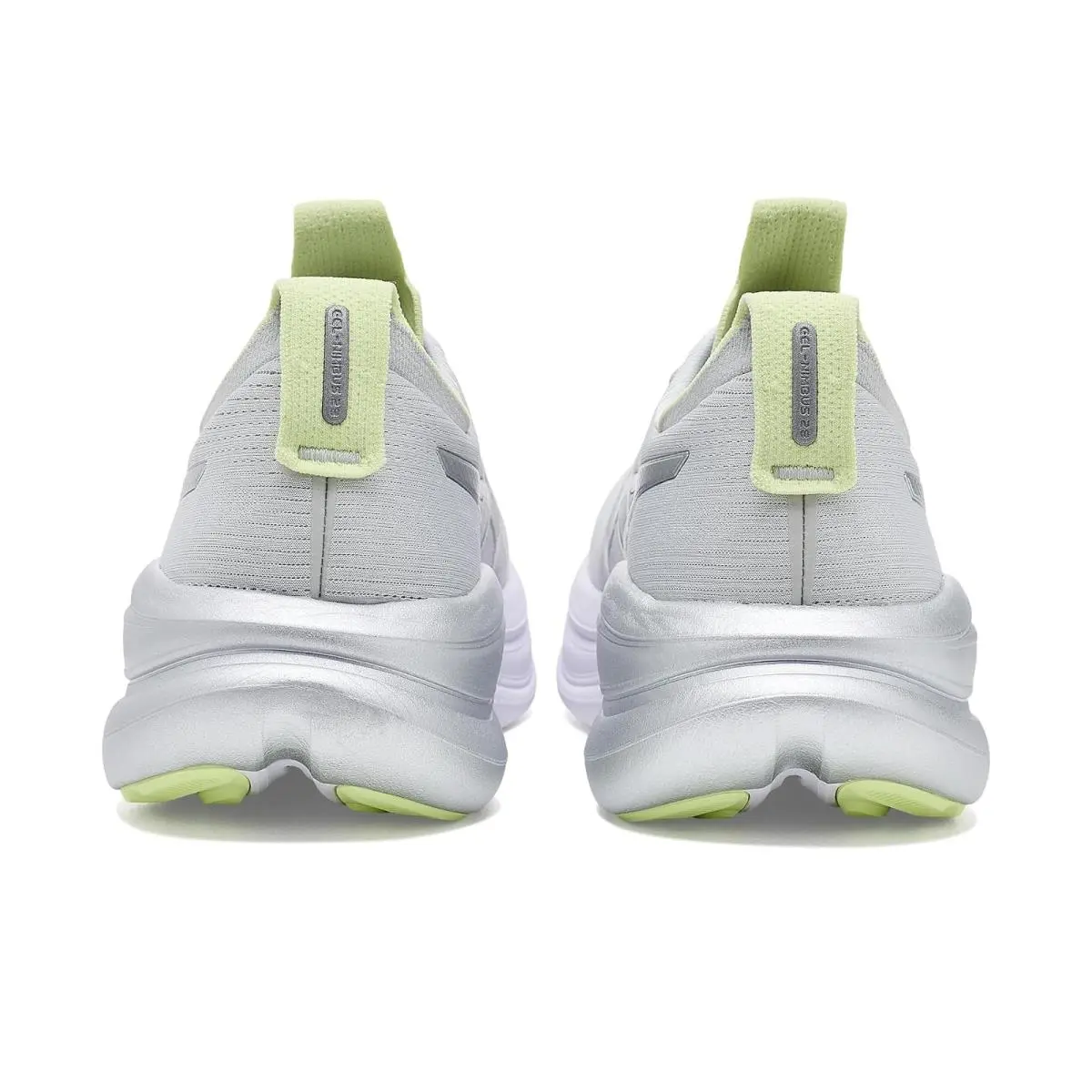 Asics shoes - Platinum/Glow Green 12