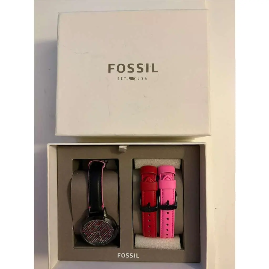 Fossil Watch Gift Set BQ3161SET – Interchangeable Straps –