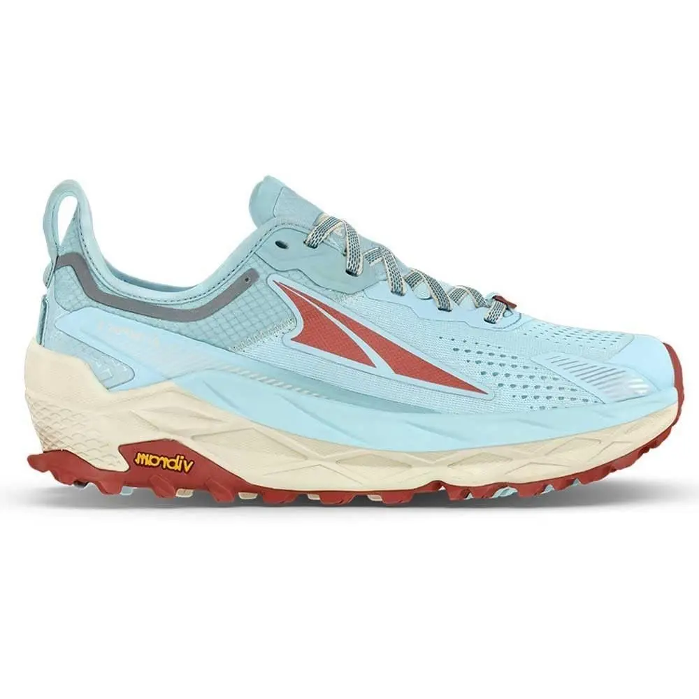 Altra Women`s Olympus 5 Trail Running Shoe 5.5 US Light Blue