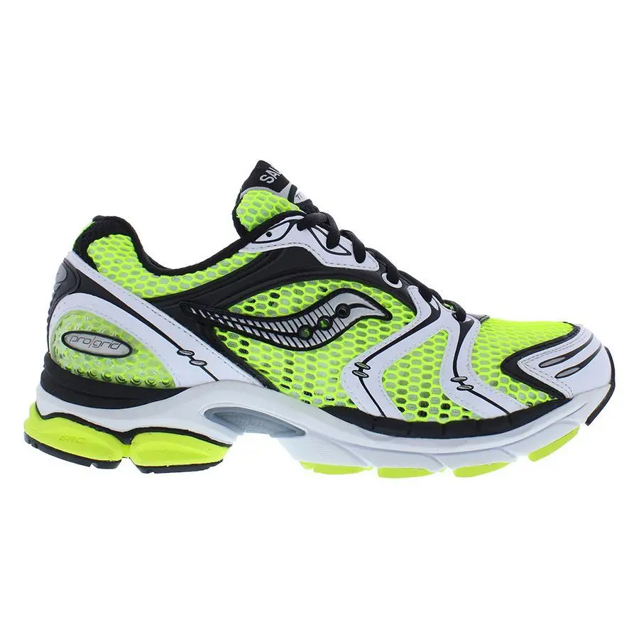 Saucony Progrid Triumph 4 Unisex Shoes - Yellow/Silver, Main: Yellow
