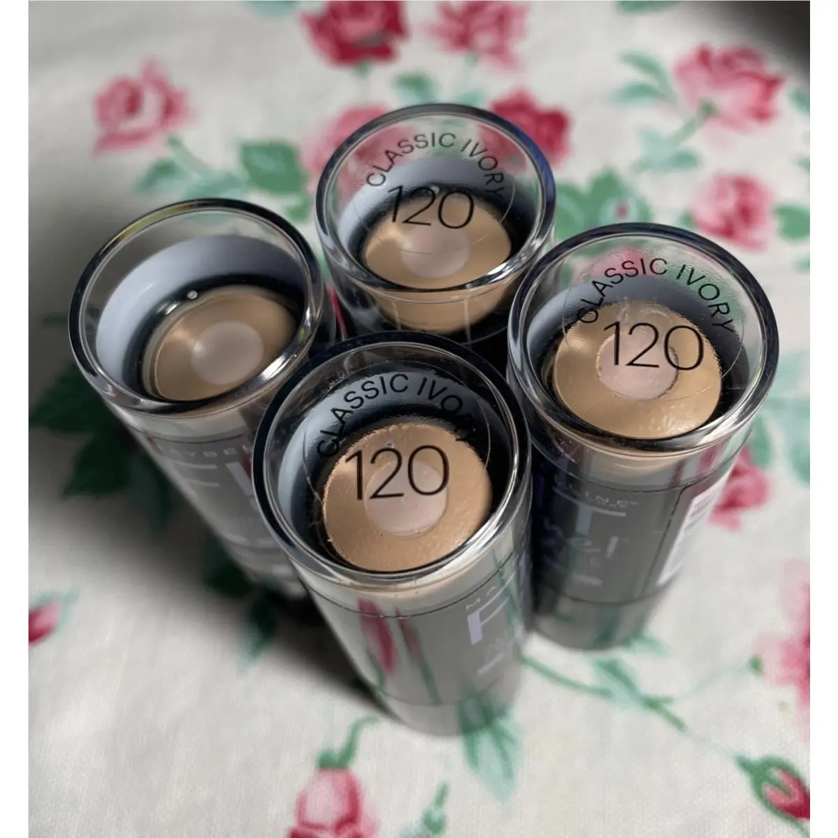 4 Maybelline 120 Classic Ivory Fitme Shinefree Stick Foundation Broken Seals