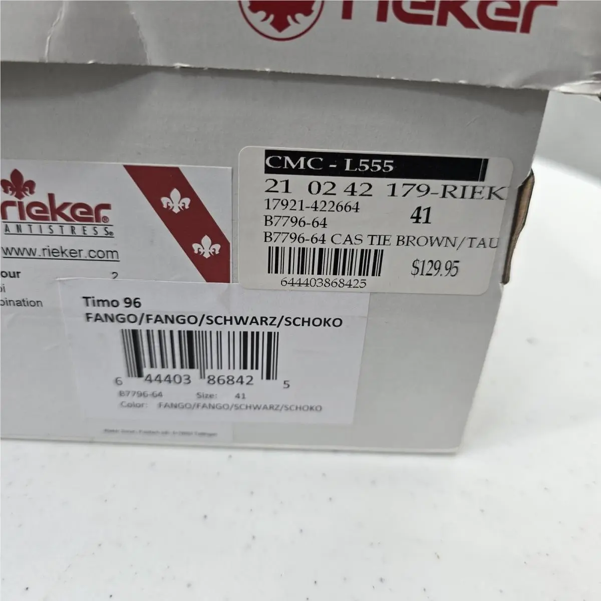 Rieker shoes - Rieker B7796-64 - Brown 4
