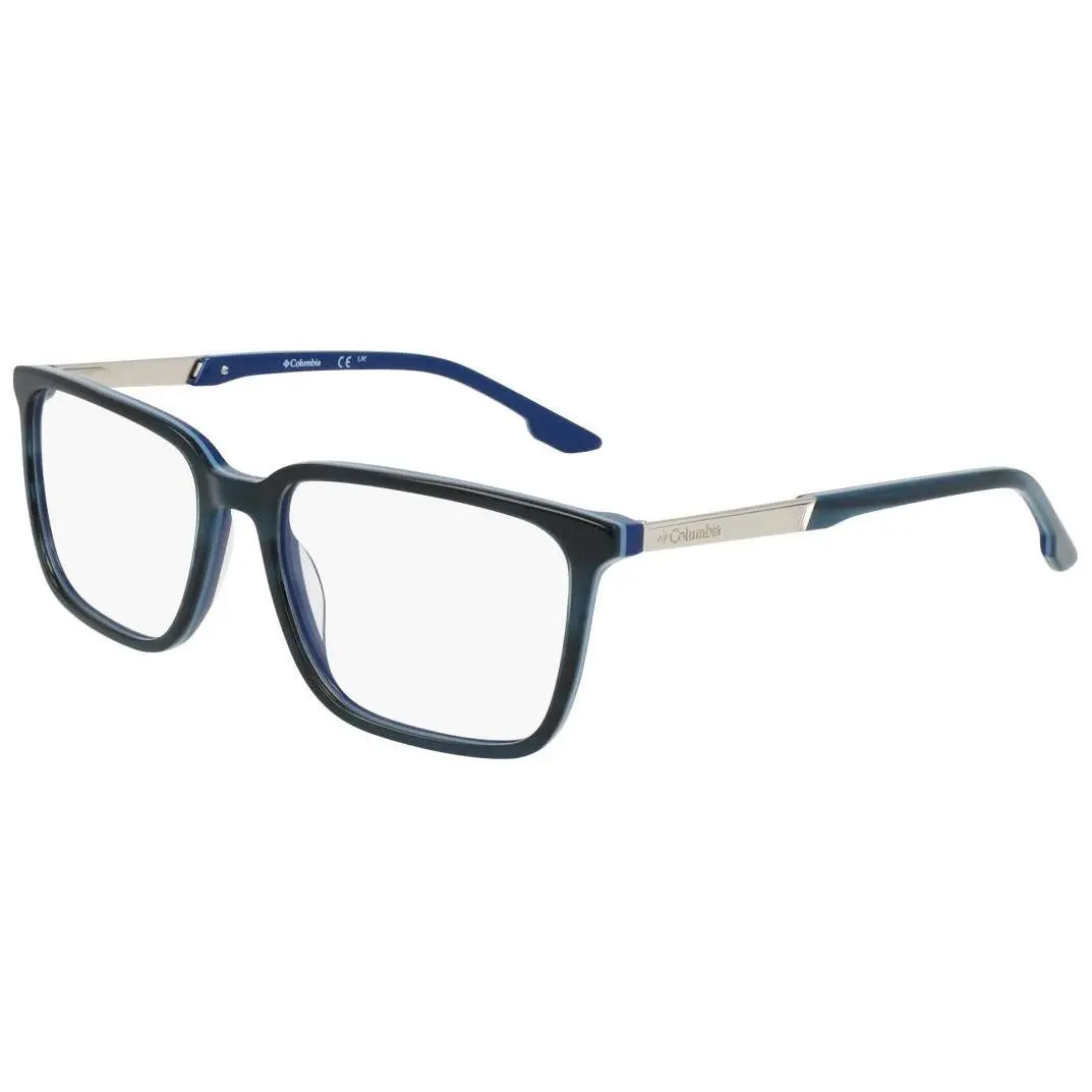 Columbia C-8054N 424 Blue Horn Eyeglasses 58/18/150