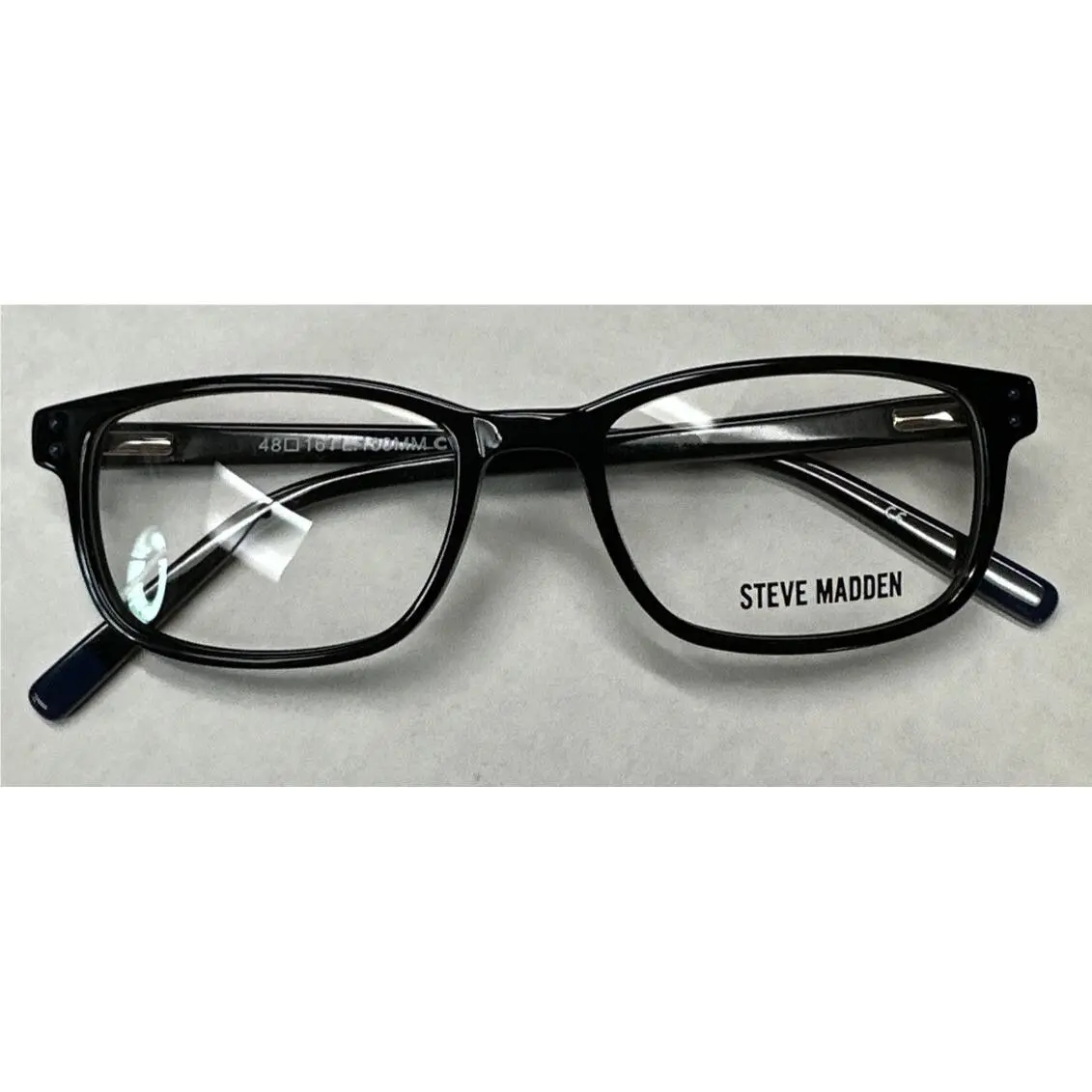 Steve Madden Resstless Plastic Eyeglasses Frames Black 48-16-130