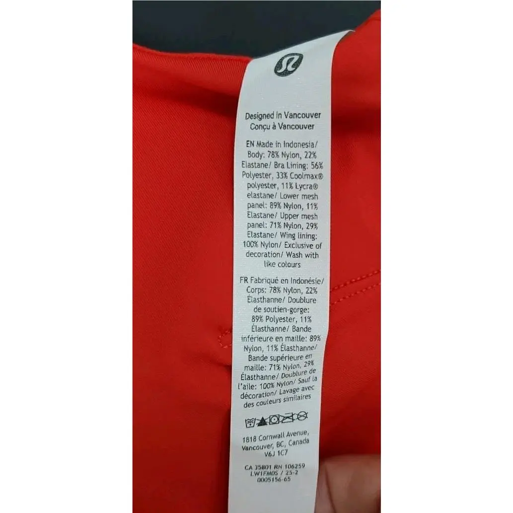 Lululemon clothing - Red 1