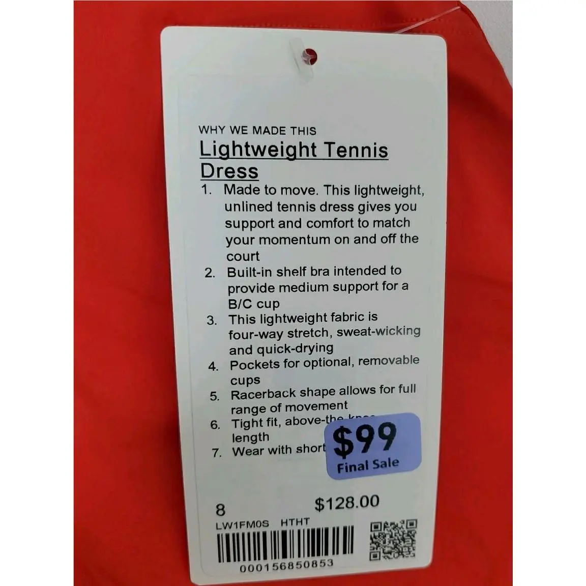 Lululemon clothing - Red 3