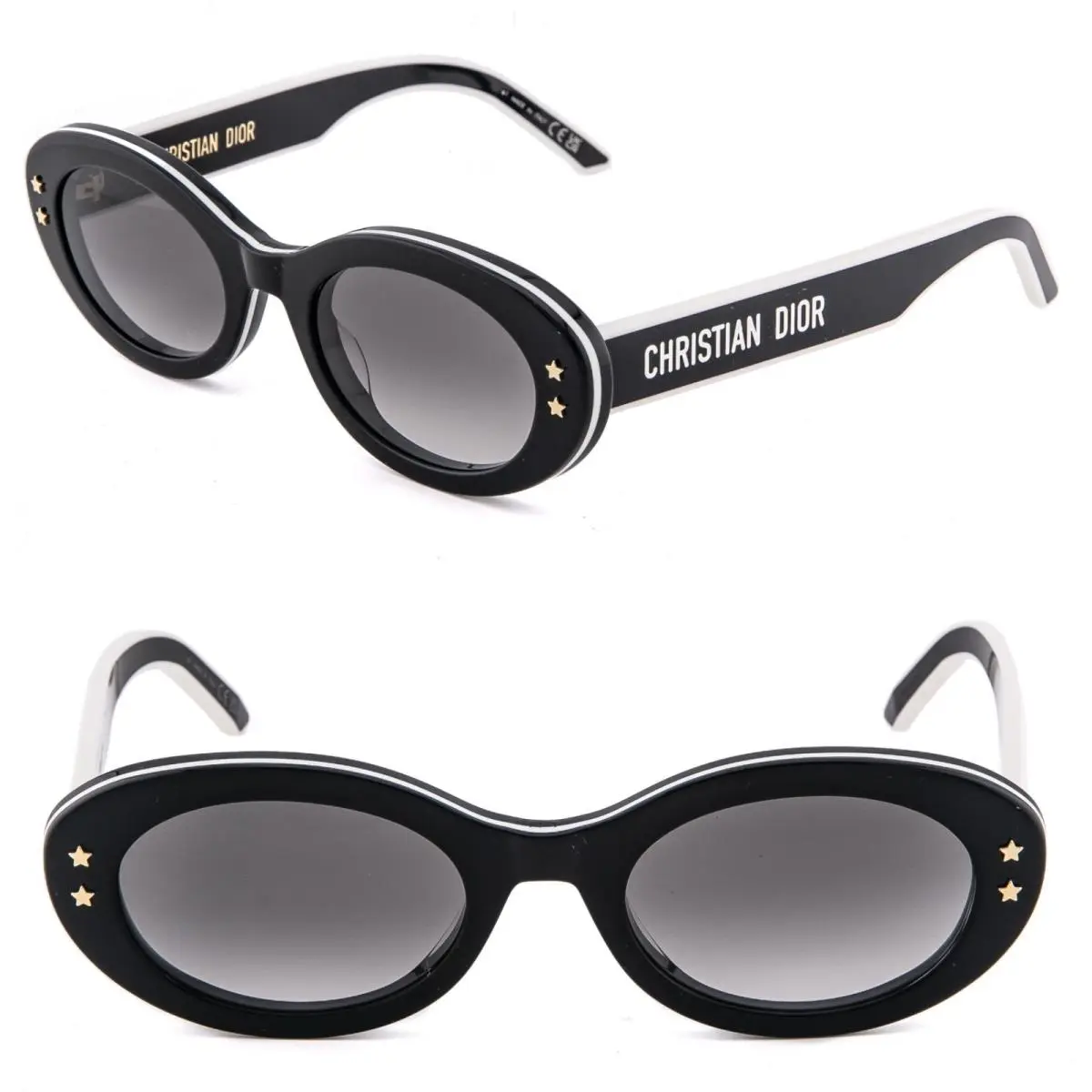 Christian Dior Pacific Navy Blue Star Oval B4I Sunglasses CD40211I Diorpacific