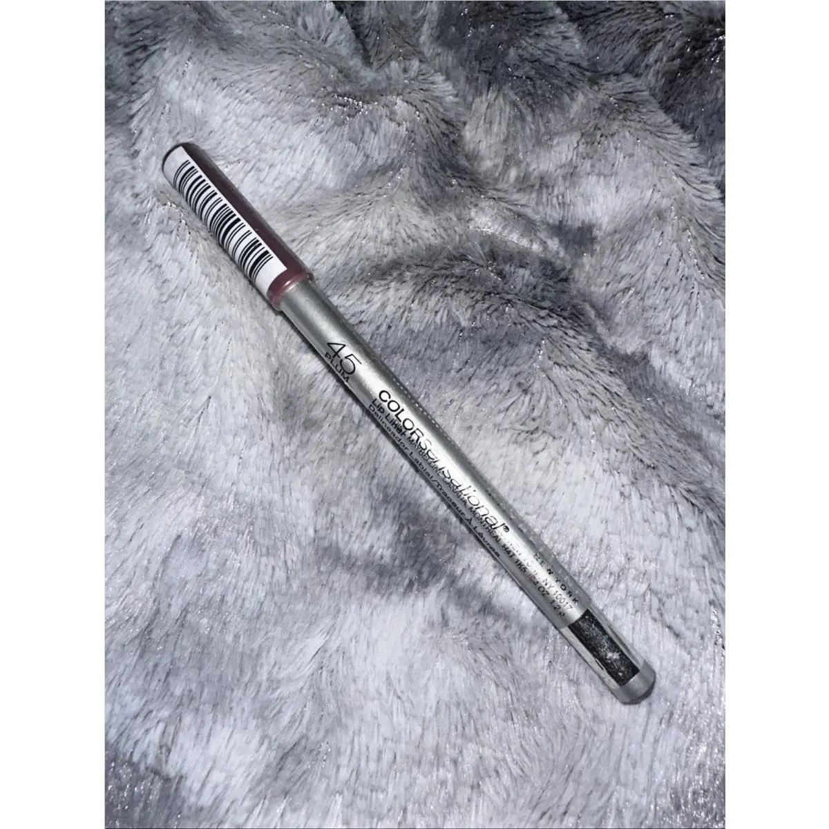 Maybelline Colorsensational Lip Liner Plum 45 Wood Pencil New Old Stock
