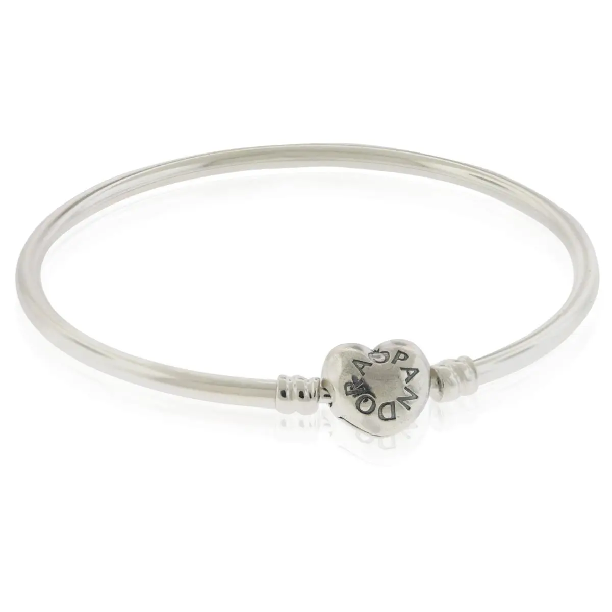 Pandora Moments Silver Bangle Bracelet 596268-18