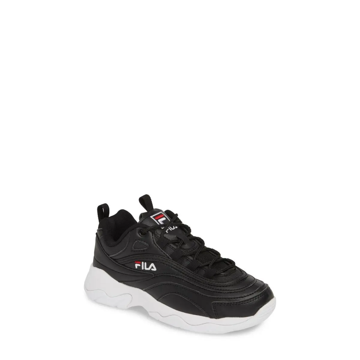 Fila Ray s Women`s Size 10 Black-white Sneakers