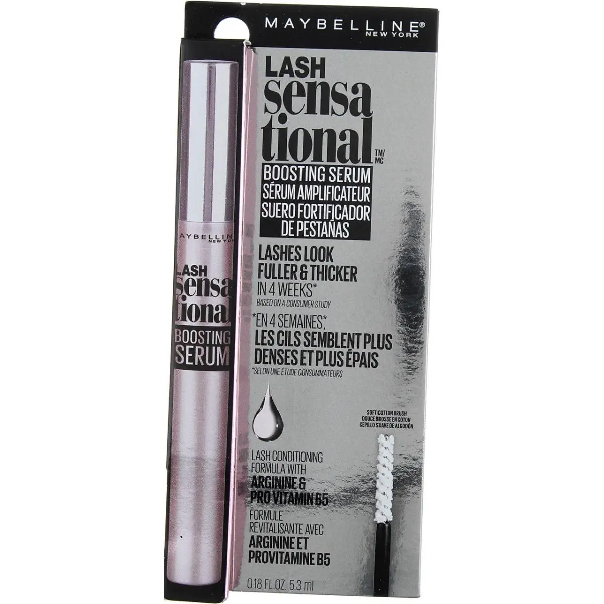 5 Pack  Lash Sensational Boosting Serum 0.18 fl oz by Maybelline