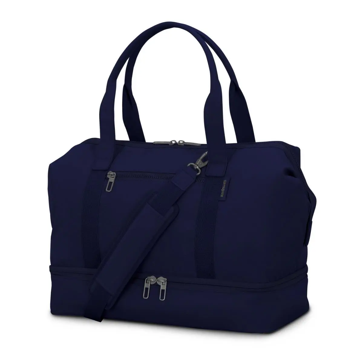 Samsonite Drop-bottom Weekender Duffel Navy - Lightweight