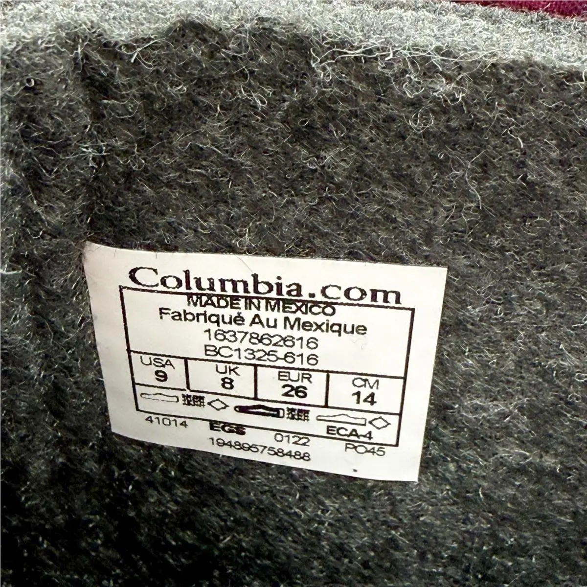 Columbia shoes - Purple (UPC: 194895758440) 10