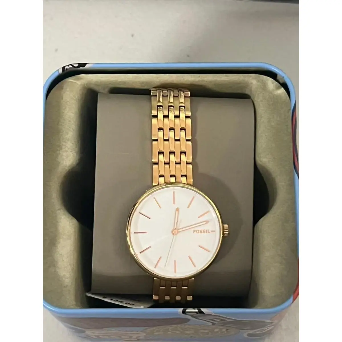 Fossil BQ3463 Hutton Series Rose Gold Women`s Wristwatch