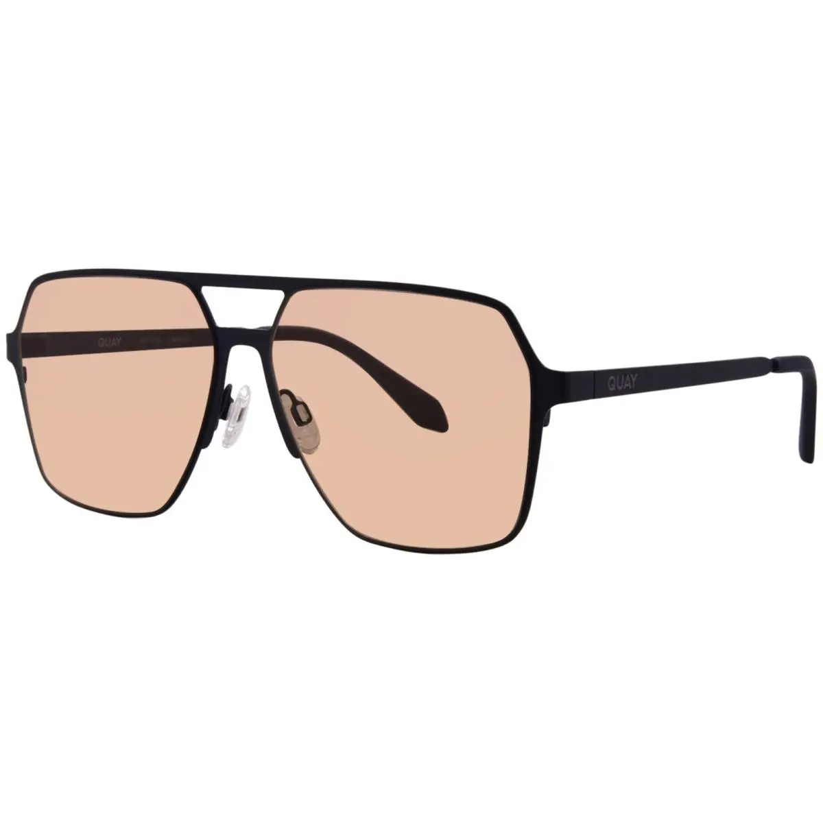 Quay Backstage-pass NO-NS-2898 Mtny/tan Sunglasses Men`s Matte Navy/tan 60mm