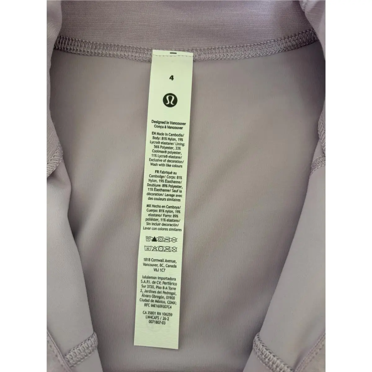 Lululemon clothing - Purple 1