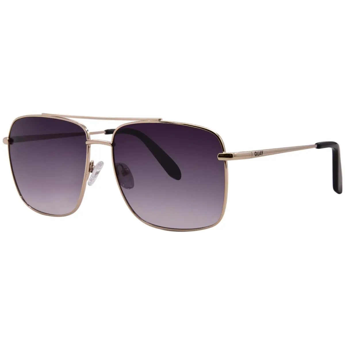 Quay Hot Take NO-NS-1689 Gld/smk Sunglasses Gold/smoked Pilot 60mm - Frame: Gold, Lens: Gray