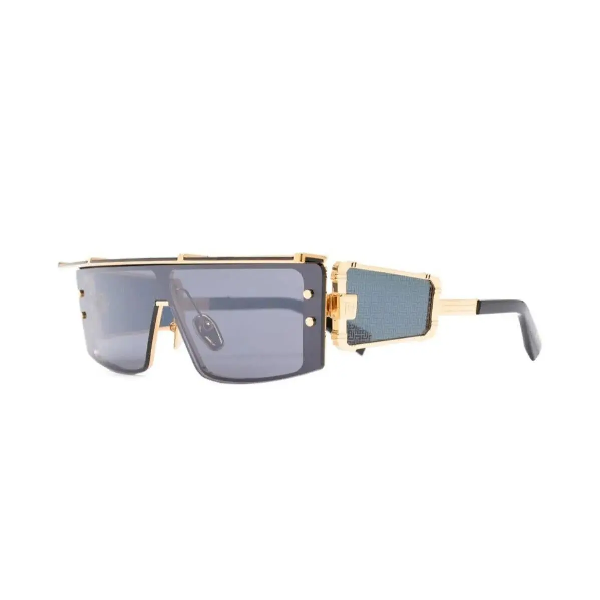 Eyewear by Akoni Wonder Boy Iii Oversized Frame Sunglasses Shield Japan by Balmain