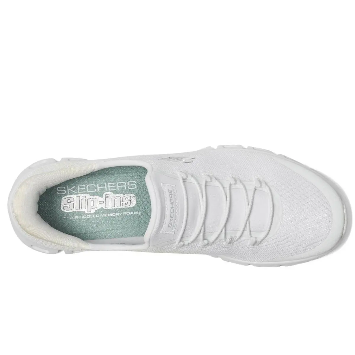 Skechers shoes - WHITE/SILVER 2